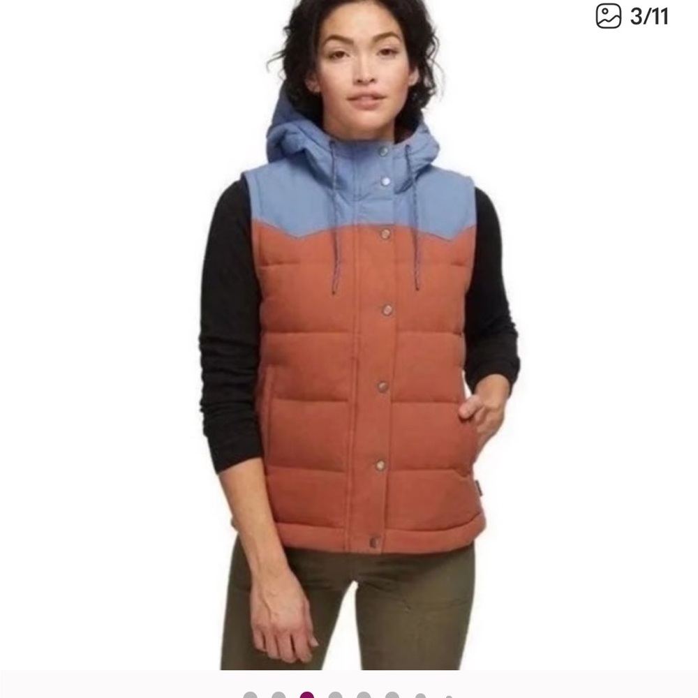 Women's Bivy two toned puffer Vest